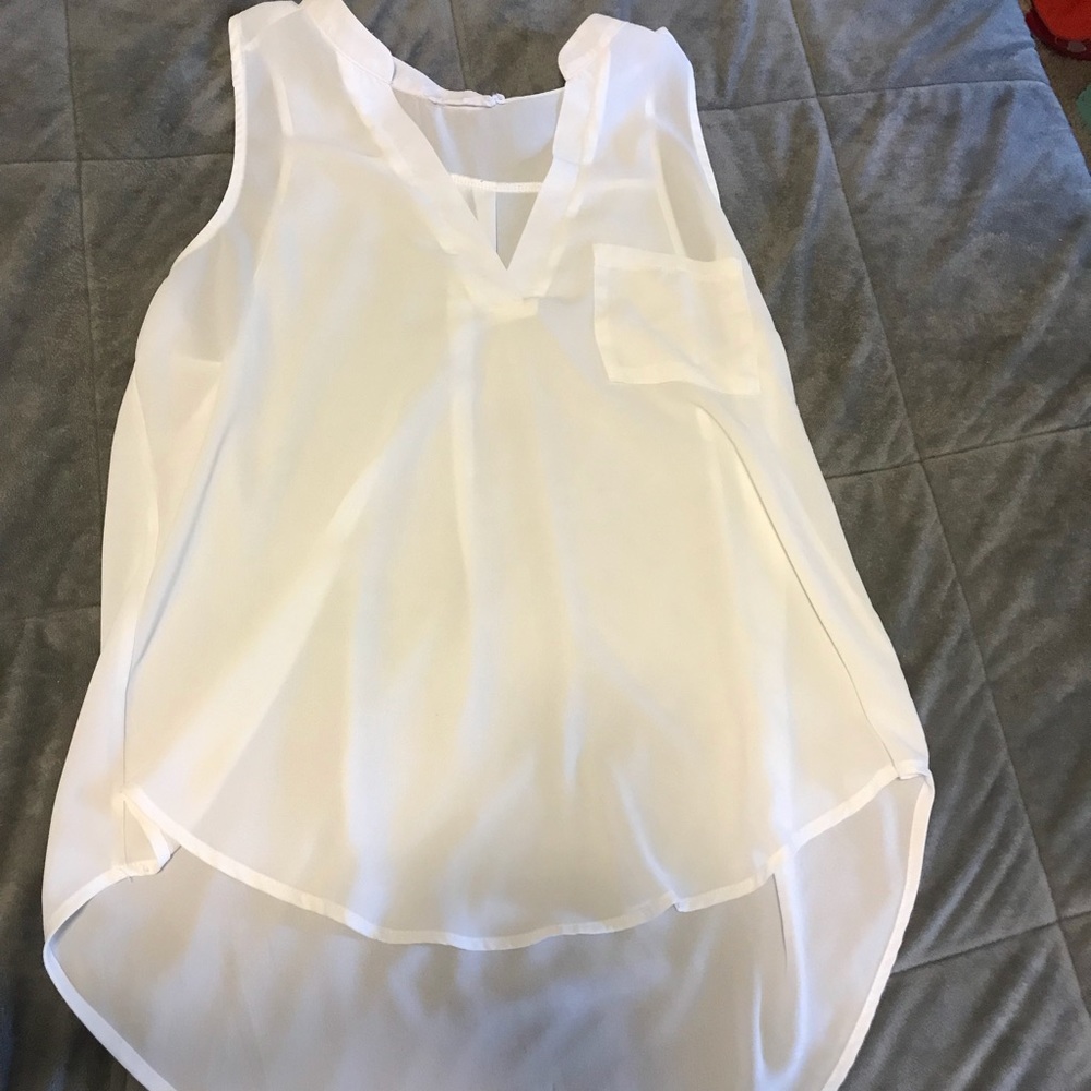 White tank top
